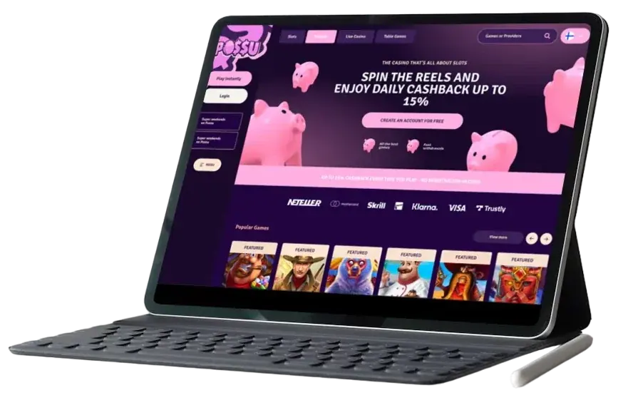 possu casino laptop